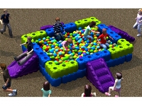 Creative Lego Blocking Ball Pit, Sand Pit